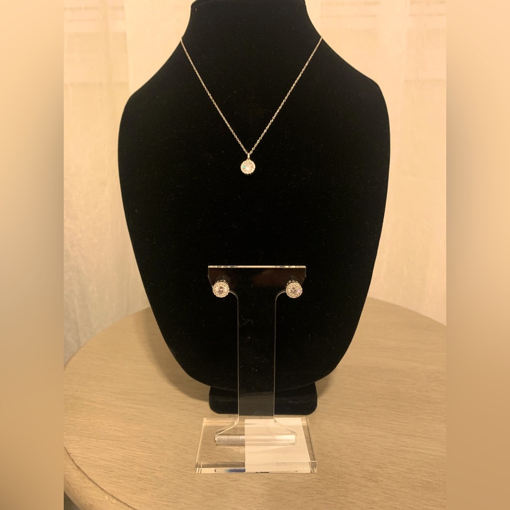 Beautiful Sterling Necklace and Earrings set NWOT